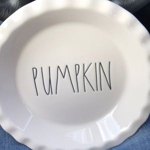 Rae Dunn Pumpkin Pie Dish
